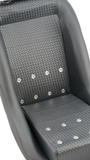 Retro Classic Vintage Bucket Seats with Basketweave and Grommets