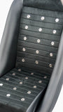 Retro Classic Vintage Bucket Seats with Micro Suede and Grommets