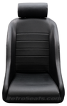 67911R Retro Classic Bucket Seats Front View