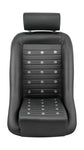 Retro Classic Vintage Bucket Seats with Faux Leather and Grommets