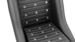 Retro Classic Vintage Bucket Seats with Faux Leather and Grommets