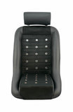Retro Classic Vintage Bucket Seats with Micro Suede and Grommets