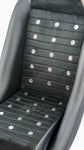 Retro Classic Vintage Bucket Seats with Micro Suede and Grommets
