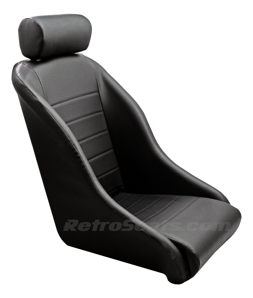 67911R Retro Classic Vintage Racing Bucket Seats PVC Perforated RetroSeats